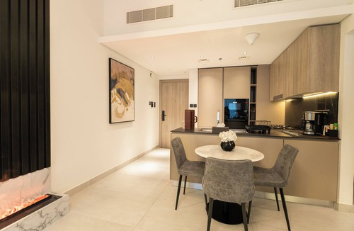 Jumeirah Village Circle Apartment | Stylish Retreat. Embrace the Comfort.