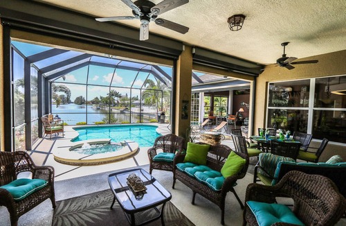 Cape Coral House | Tropical Waterfront Paradise with Amazing Sunset Views!