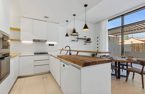 Jumeirah Village Circle Apartment | Urban Chic 1 Bedroom w/big Balcony Kitchen in JVC