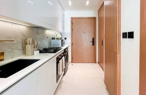 Jumeirah Village Circle Apartment | Warm-Toned Studio with City Views in Binghatti Azure!