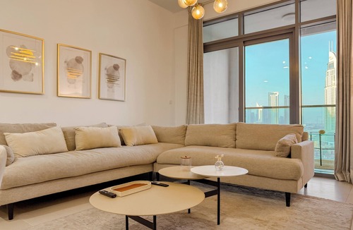 Downtown Dubai Apartment | Zinnia Luxury 2BHK Bellevue Burj Khalifa View