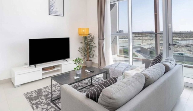Free housekeeping visits during your stay - StayShort - The Serene Suite - Premium 1BR Dubai South Urban Escape