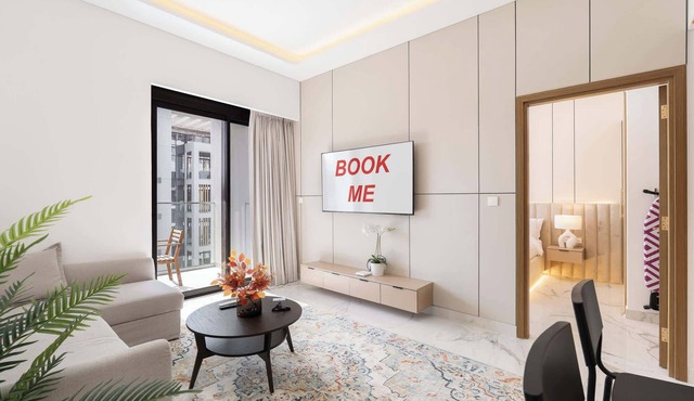 Free housekeeping visits during your stay - StayShort - Sophisticated Apartment in Meydan that Sleeps 4