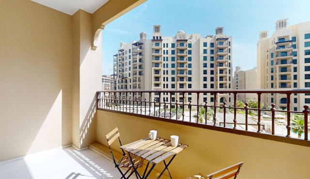 Luxury Living 1 Bed l Pool View l Burj Al Arab