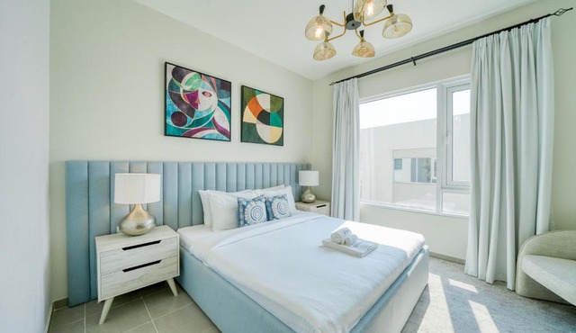 Modern Furnished 2 BHK in Urbana 1 Emaar south by Truebleu Vacation Homes