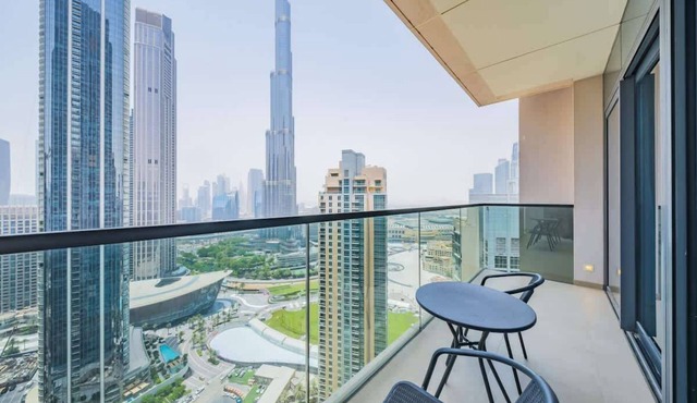 Premium 3BR | Full Burj Khalifa & Fountain View