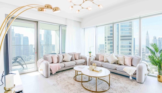 Regal 3BR+Maid w/Burj Khalifa View Balcony