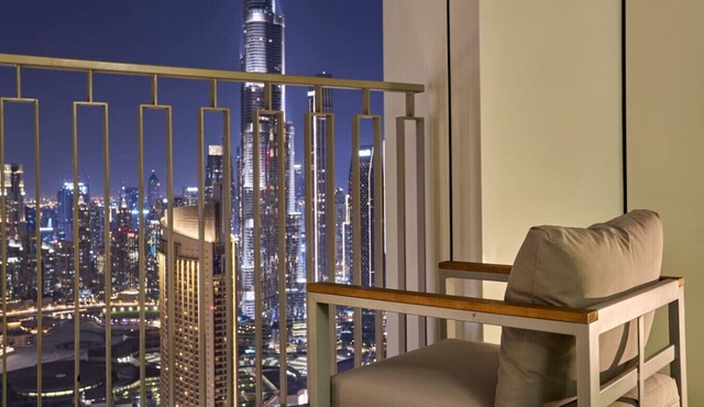 Spacious 4-Bedroom Downtown Apartment with Burj Views
