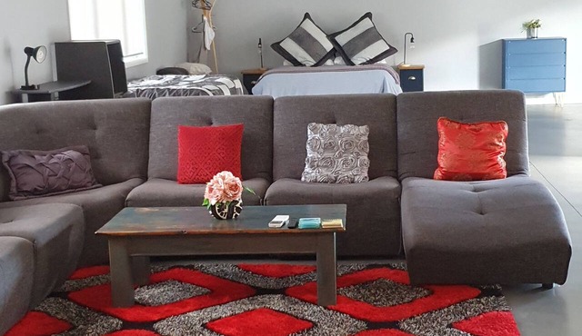 The Red Shed Large modern studio on two peaceful acres, two minutes from CBD in Matamata