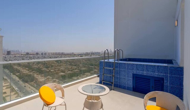 Vogue | Gemz Al Furjan with Private Pool