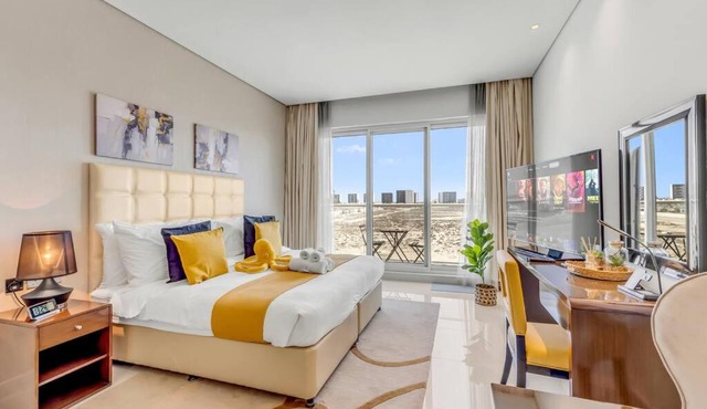 Waves - Stylish Studio with Balcony in Dubai South