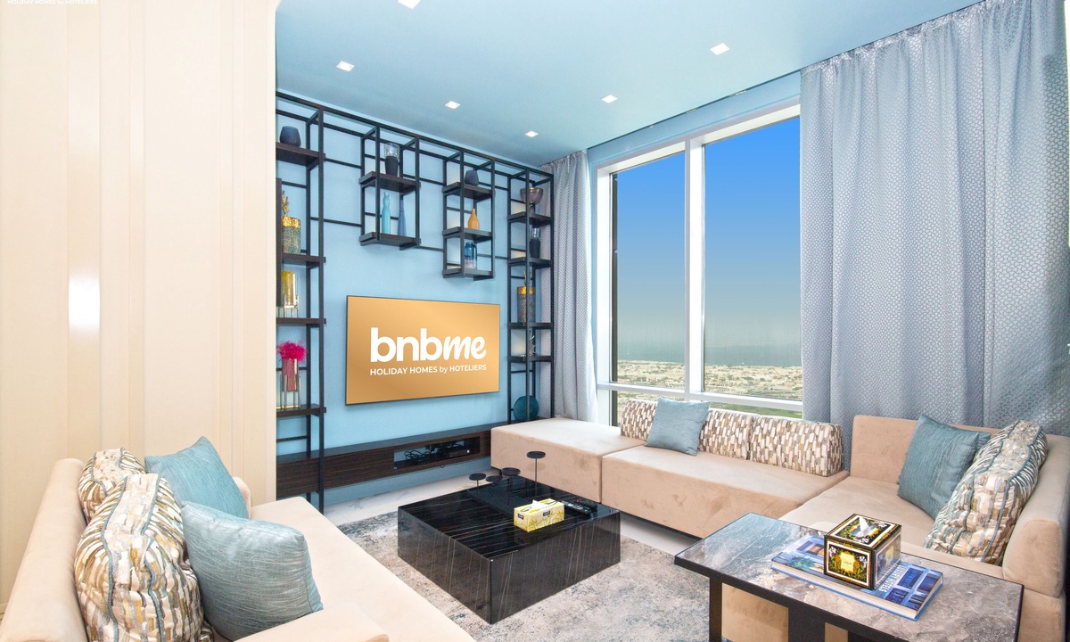 Jebel Ali Apartment | 3B-Amna Tower-4801 by bnbme homes