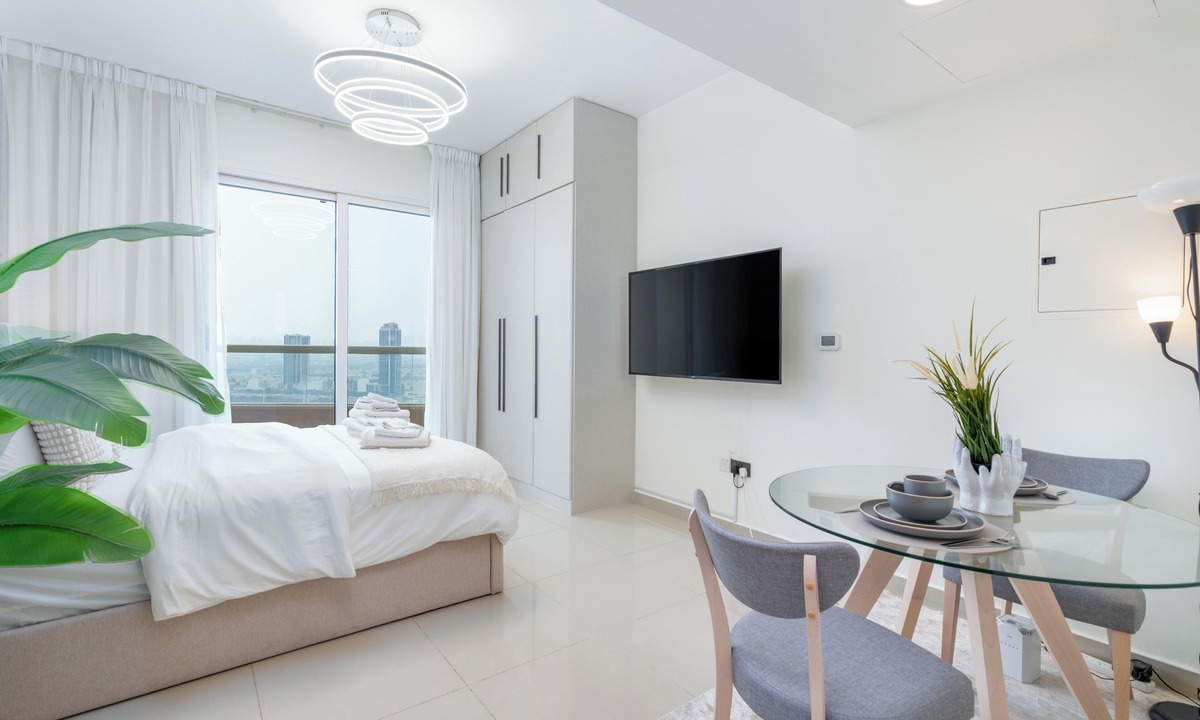 Dubai Production City Apartment | Gala Guests - Lakeside Tower Living