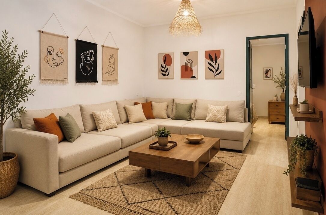 Borj Louzir House | Bohemian Bed&Breakfast house with AC l 2 minutes from airport