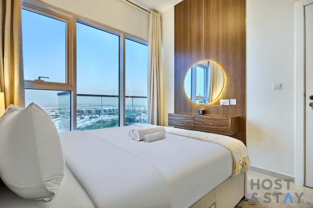 Dubai Apartment | Golf Vita Damac Hills, 1BR with Views - Host & Stay