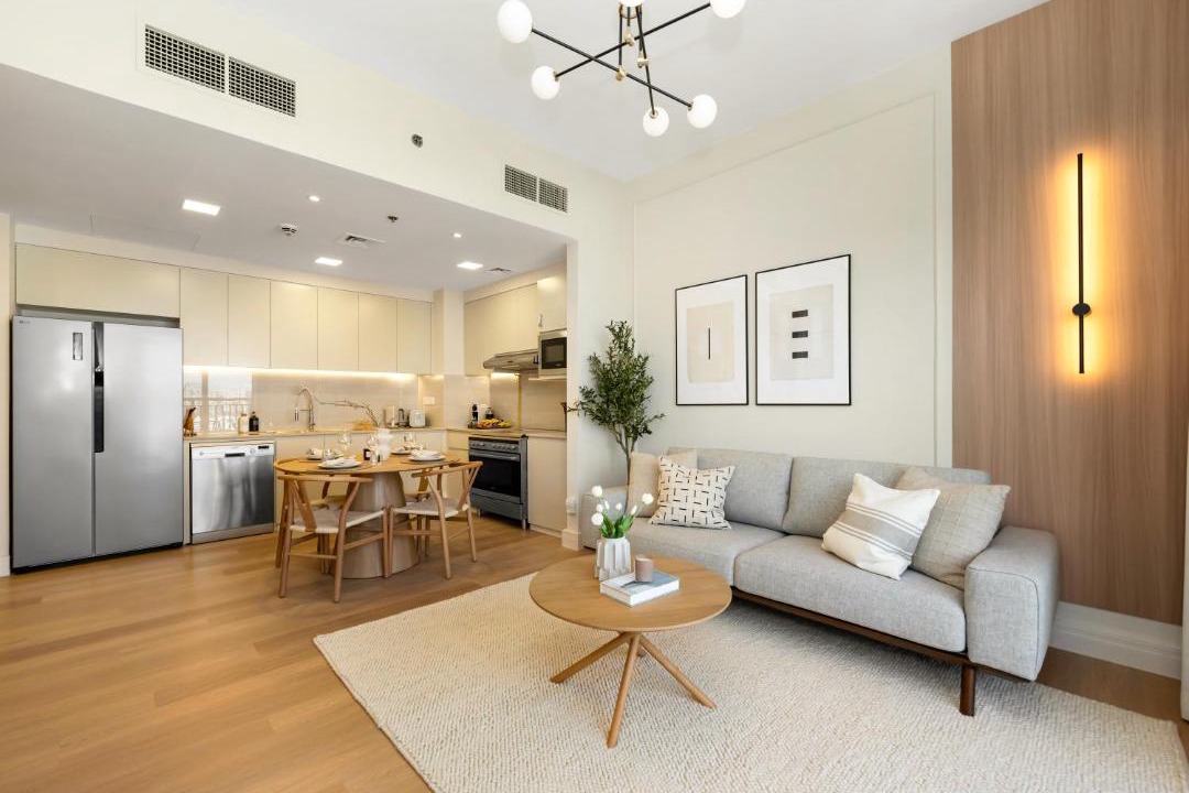 Dubai Apartment | Caabi I Town Square Suite Luxury 2BR Near Qudra Lake