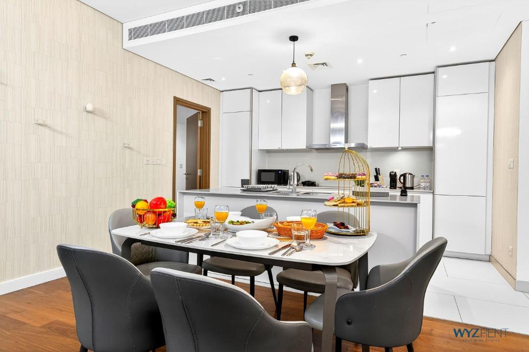 Al Wasl Apartment | Lush 2BR & Maids City Walk with Burj Khalifa View