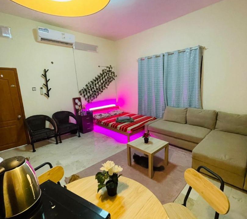 Madinat Zayed Villa | Room attached toilet for 4 pax with tv