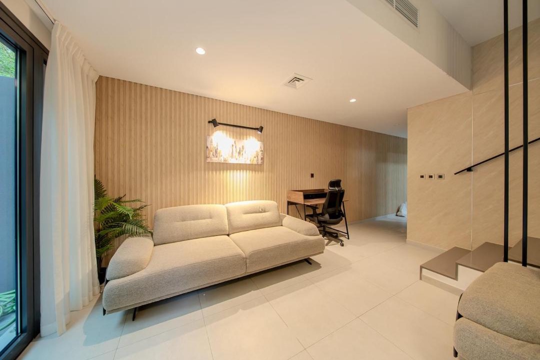 Sharjah Villa | Townhouse in Aljada - Maid Room - Private Garden