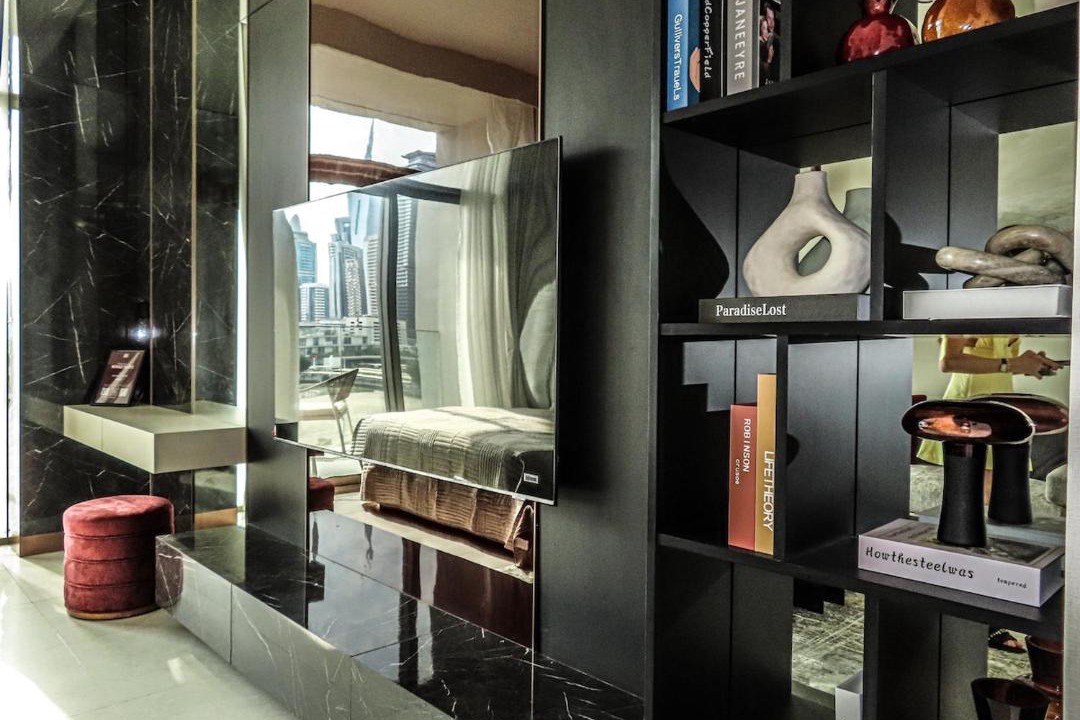 Al Satwa Apartment | Stylish new apartment with Burj and Downtown views