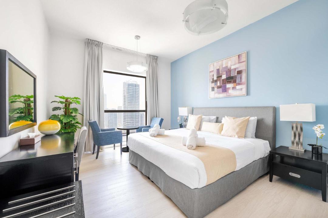 Jumeirah Beach Residence Apartment | Luxury JBR 2BR Shams Full Marina View Free 5 Star Beach Resorts Access
