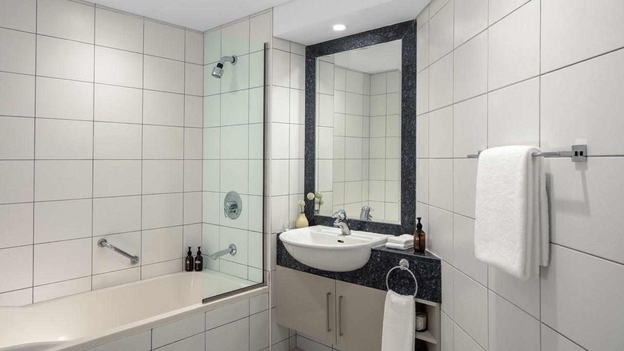 Photo of Bathroom in Trade Center