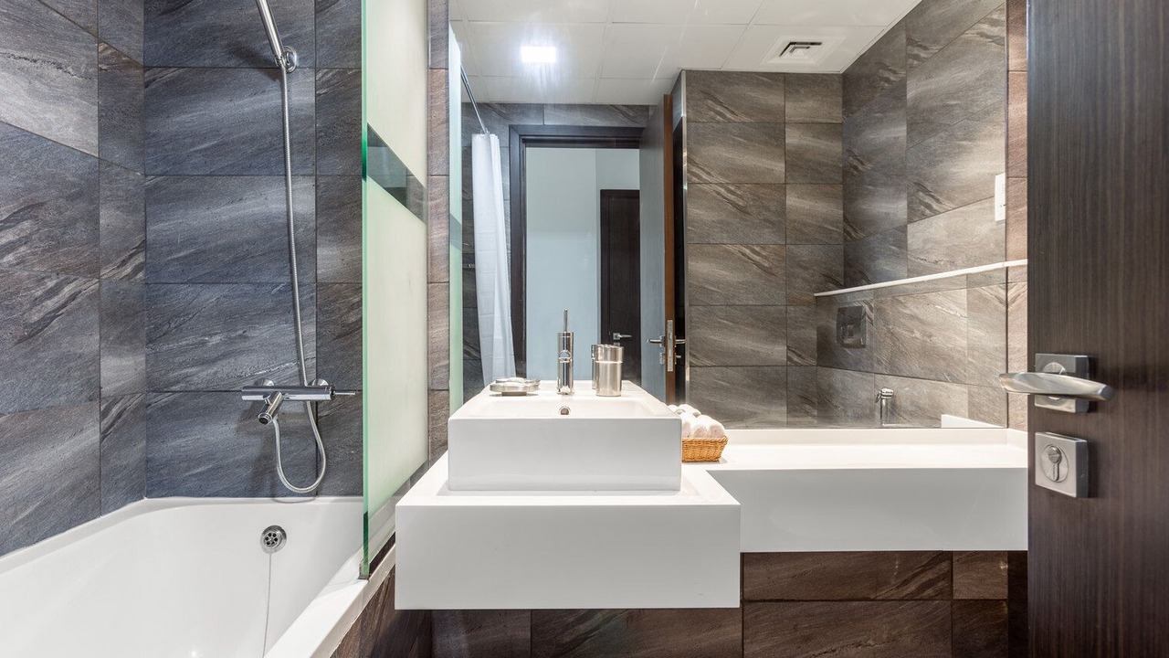 Photo of Bathroom in Trade Center