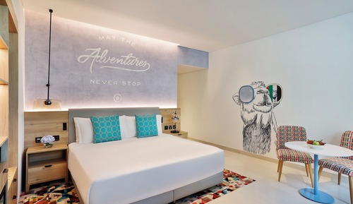 Deluxe Family Room with Balcony, Beach & Rooftop Infinity Pool Acces