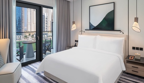 City View Deluxe Room King With Complimentary Beach Access at Address Beach Resort