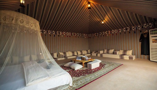 Traditional Tent with Camp Activities
