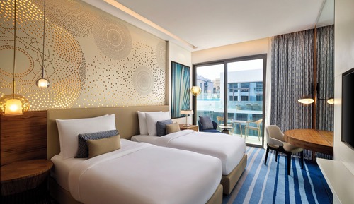 Deluxe Room, 2 Twin Beds, Sea View