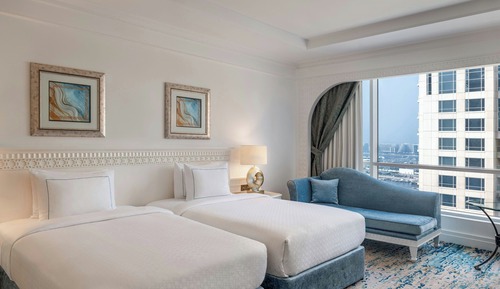 Club Room, 1 Double Bed, Smoking, Partial Sea View