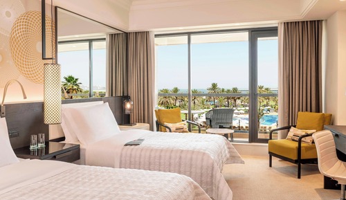 Deluxe Room, 2 Twin Beds, Smoking, Sea View (Balcony)