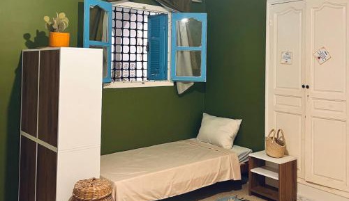 Single Bed in Male Dormitory Room