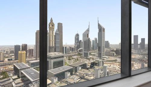 Deluxe One-Bedroom Apartment with City View