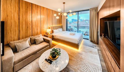 Studio Apartment with Balcony