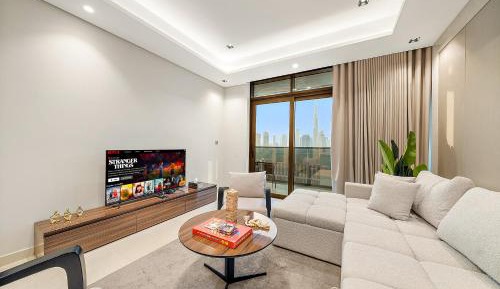 One-Bedroom Apartment with Balcony and City View