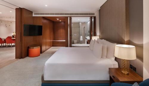 One Bedroom Terrace Suite with Access to Lounge & 3 Pools