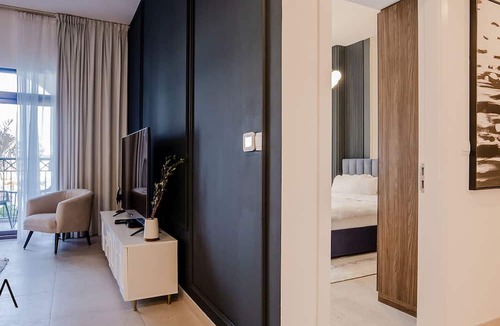 Umm Suqeim 3 Apartment | Aya - Modern 1BR Apartment with Balcony in Rahaal 2