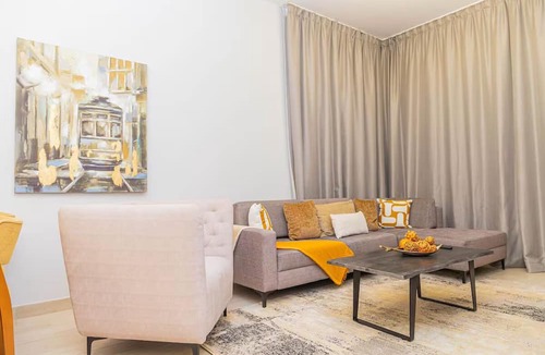 Jadaf Apartment | Bloomfields Splendid 1BR in Al Jadda