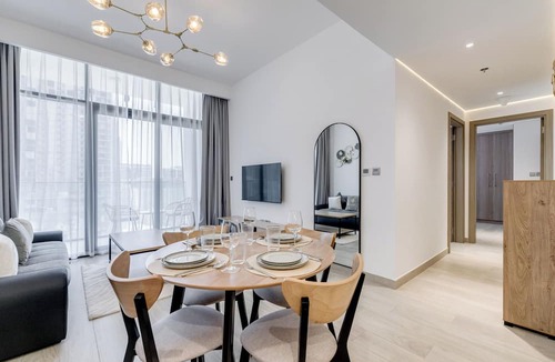 Dubai Apartment | GLOBALSTAY. Azizi Riviera 40