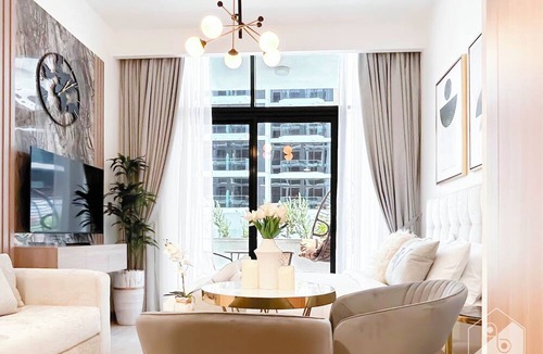 Nad Al Sheba Apartment | Elegant Studio With Balcony on the Riviera Dubai
