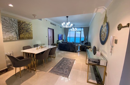 Rumailah Apartment | Beachfront Duplex apartment with full sea view.