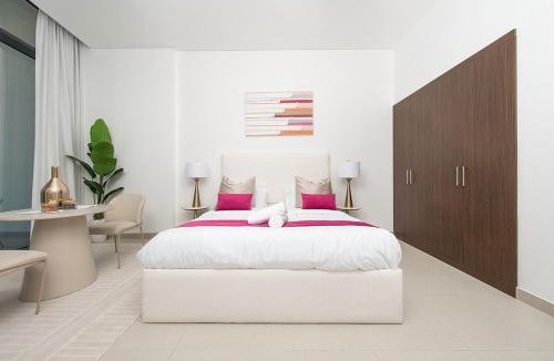 Al Hamriya Apartment | Seaview Studio with Balcony In Blue Bay Walk