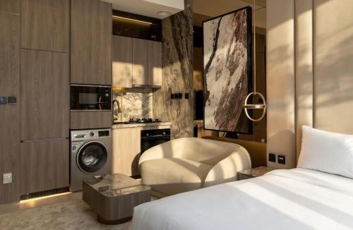 Al Satwa Apartment | World Trade Centre Studio Apartment with Gym, Pool and Parking