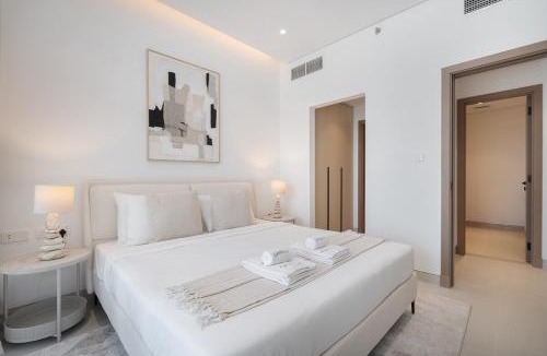 Jadaf Apartment | Elegant 1BR, Dubai Creek Views, Kasco Residences