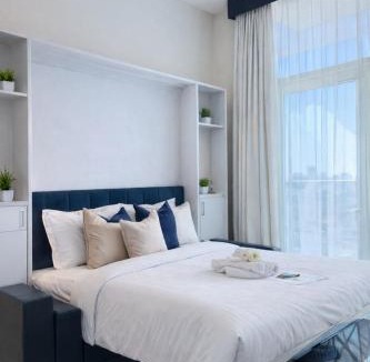 Al Barsha Apartment | Chic Studio near Miracle Garden & GlobalVillage