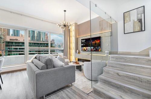 Dubai Marina Apartment | Luxury Duplex Penthouse with Stunning Marina Views