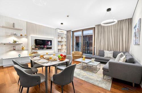 Al Wasl Apartment | Lush 2BR & Maids City Walk with Burj Khalifa View