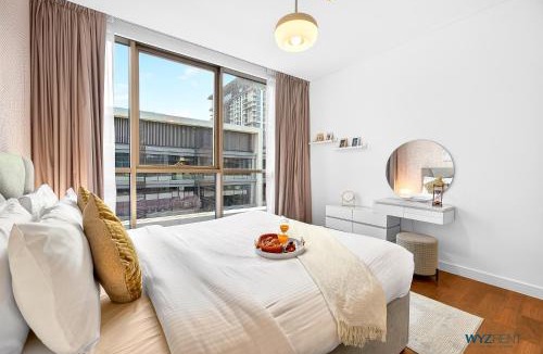 Al Wasl Apartment | Lush 2BR & Maids City Walk with Burj Khalifa View